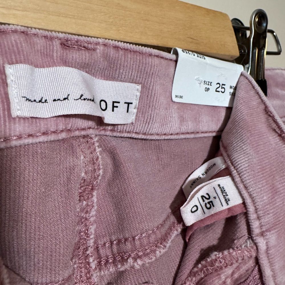 SALE! Baby Pink LOFT Corduroys Size 25P NWT - Picture 5 of 5